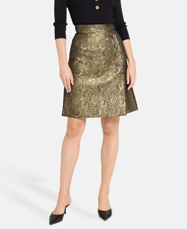 Dolce & Gabbana Jacquard skirt Size 40" / US 18 - 2 Thumbnail