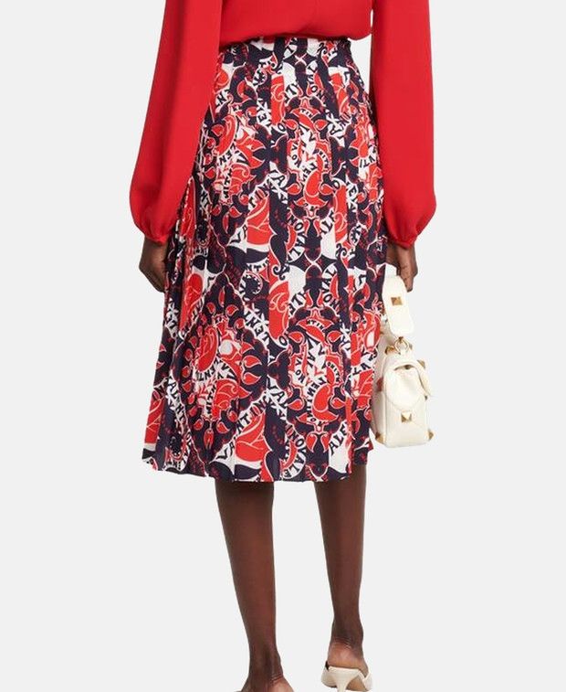 Valentino Silk skirt Size 34" / US 12 / IT 48 - 4 Thumbnail
