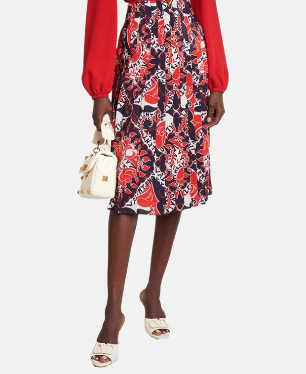 Valentino Silk skirt Size 34" / US 12 / IT 48 - 2 Thumbnail