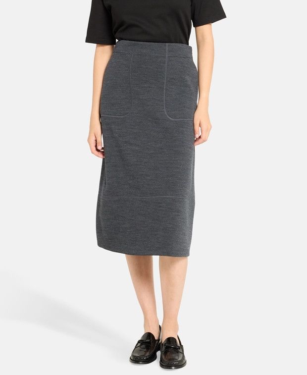 Jil Sander Midi skirt Size 34" / US 12 / IT 48 - 2 Thumbnail