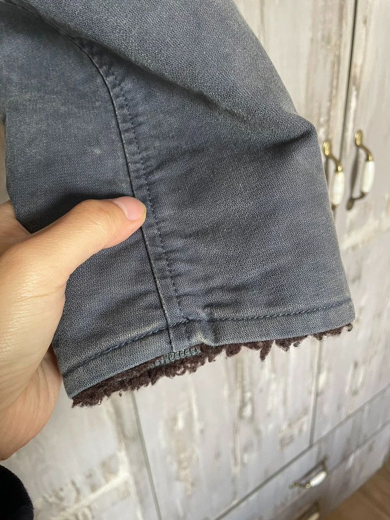 Neighborhood NBHD Distressed Cotton Workwear Coat - dmc Size US S / EU 44-46 / 1 - 4 Thumbnail
