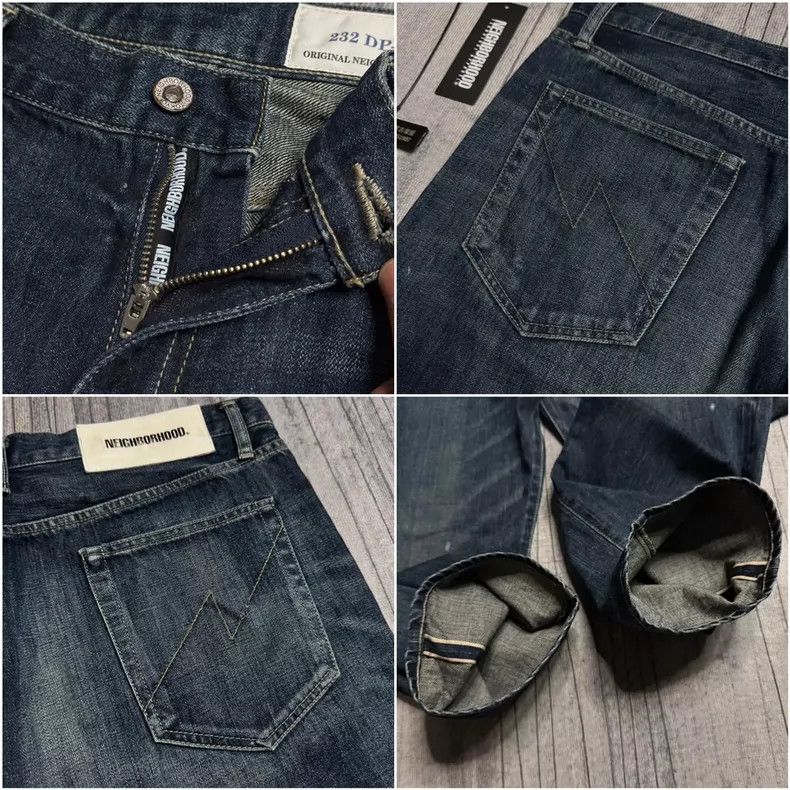 Neighborhood NEIGHBORHOOD DP-BASIC Washed Jeans - dmc Size US 38 / EU 54 - 3 Thumbnail