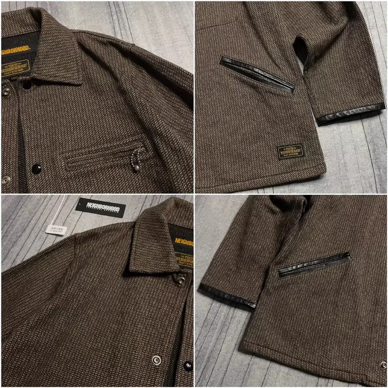 Neighborhood NEIGHBORHOOD 19AW Leather Trim Coat - dmc Size US L / EU 52-54 / 3 - 2 Thumbnail