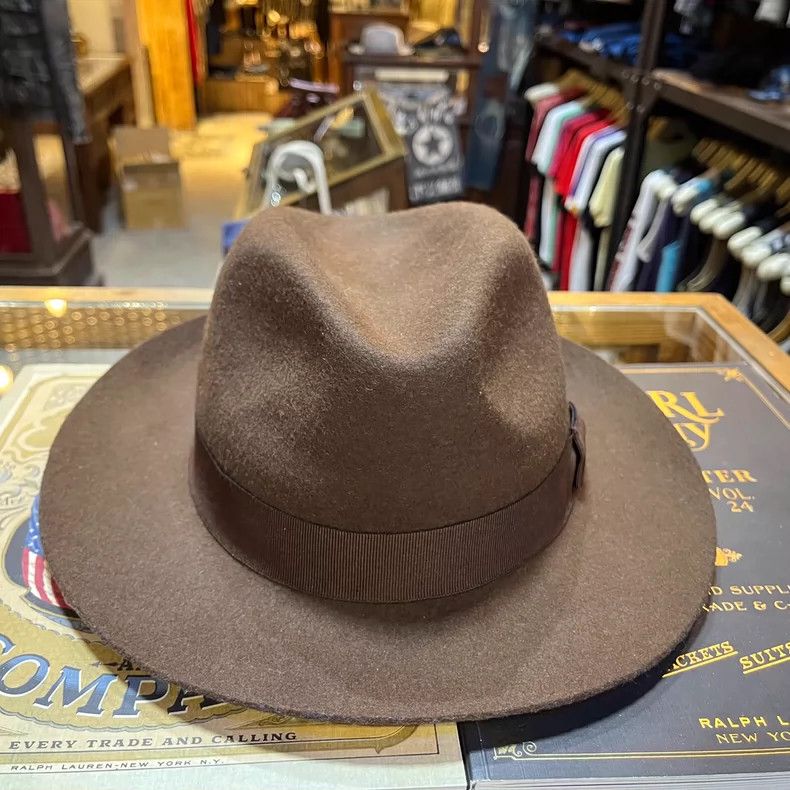 RRL Ralph Lauren RRL Italian Wool Fedora Hat - dmc Size ONE SIZE - 2 Thumbnail