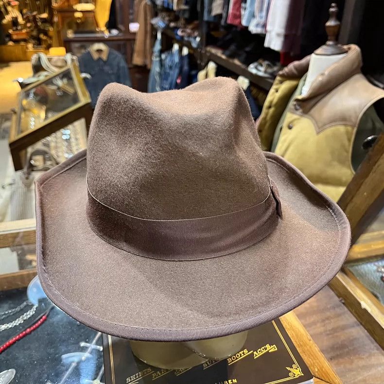 RRL Ralph Lauren RRL Soft Wool Felt Fedora Hat - dmc Size ONE SIZE - 4 Thumbnail
