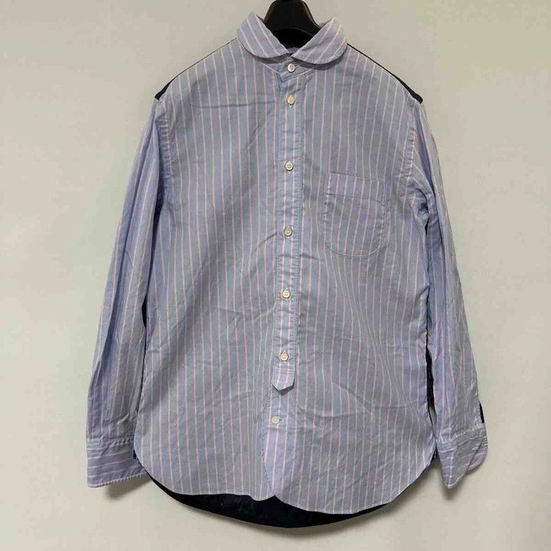 Junya Watanabe Stripe Camo Paneled Shirt - dmc