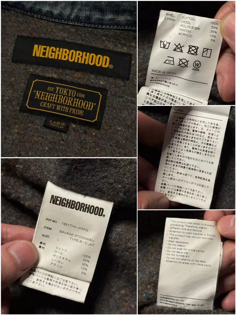 Neighborhood NEIGHBORHOOD 19AW Denim Jacket - dmc Size US L / EU 52-54 / 3 - 7 Thumbnail