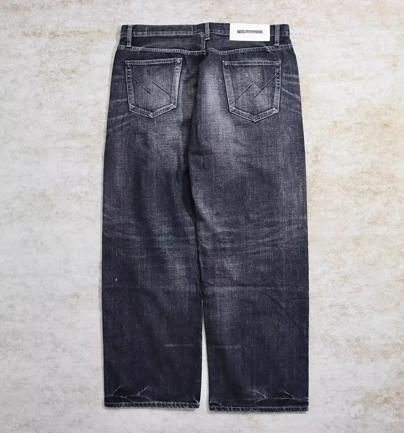 Neighborhood Neighborhood 24SS Washed Wide Jeans XL - dmc Size US 38 / EU 54 - 2 Thumbnail