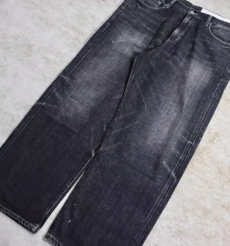 Neighborhood Neighborhood 24SS Washed Wide Jeans XL - dmc Size US 38 / EU 54 - 5 Thumbnail