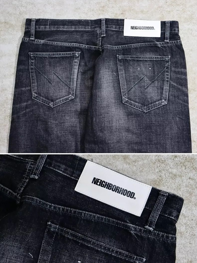 Neighborhood Neighborhood 24SS Washed Wide Jeans XL - dmc Size US 38 / EU 54 - 4 Thumbnail