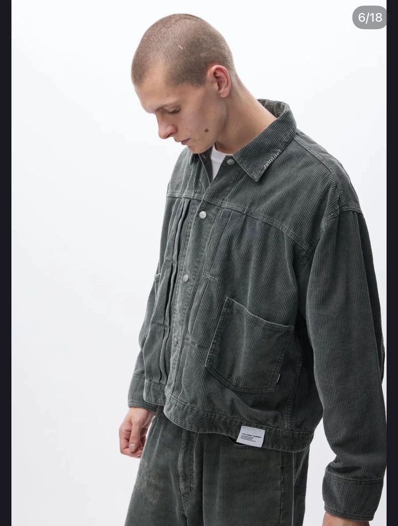 Neighborhood Neighborhood NBHD 24FW Corduroy Jacket - dmc Size US L / EU 52-54 / 3 - 3 Thumbnail