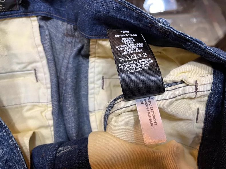 RRL Ralph Lauren RRL Indigo Dyed Linen Casual Pants - dmc Size US 31 - 4 Thumbnail