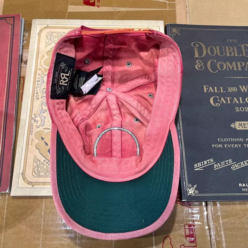 RRL Ralph Lauren RRL Distressed Pink Baseball Cap - dmc Size ONE SIZE - 7 Thumbnail