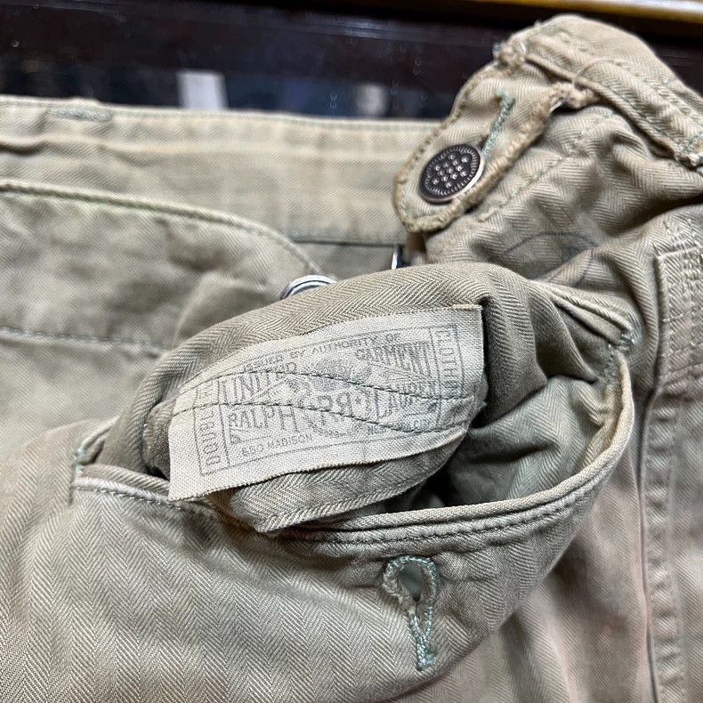 RRL Ralph Lauren RRL Distressed Patch Casual Shorts - dmc Size US 34 / EU 50 - 7 Thumbnail