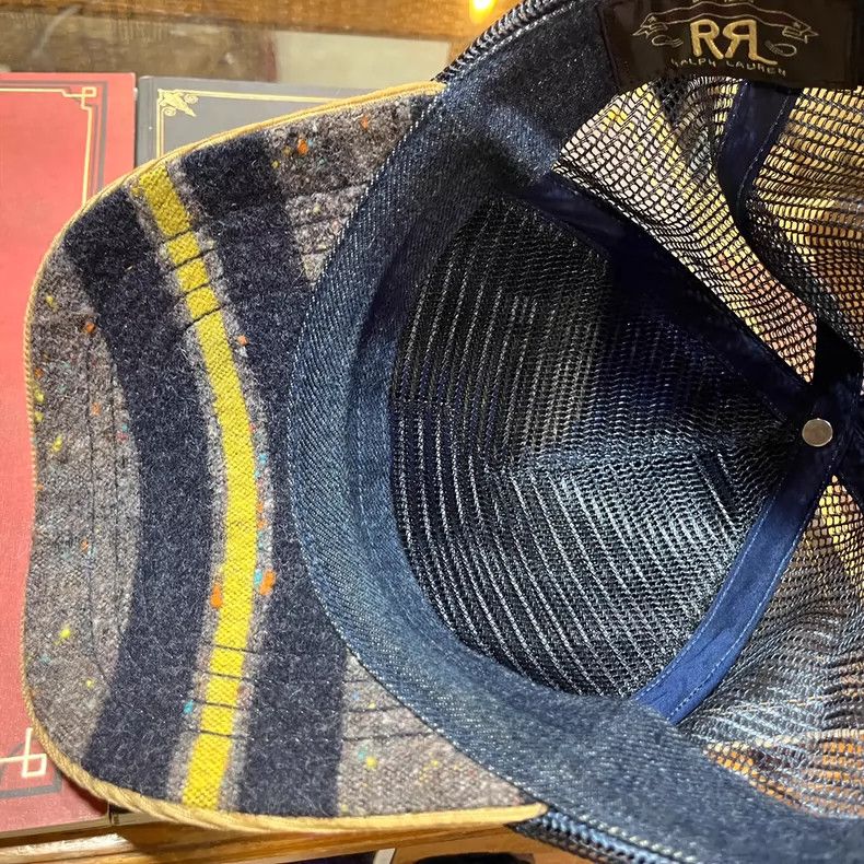 RRL Ralph Lauren RRL Denim Baseball Cap - dmc Size ONE SIZE - 3 Thumbnail