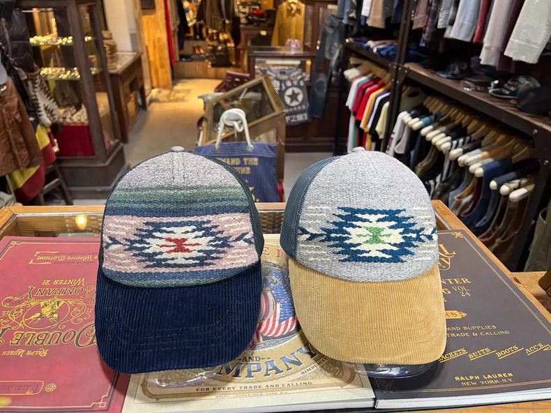 RRL Ralph Lauren RRL Navajo Pattern Wool Baseball Cap - dmc Size ONE SIZE - 2 Thumbnail