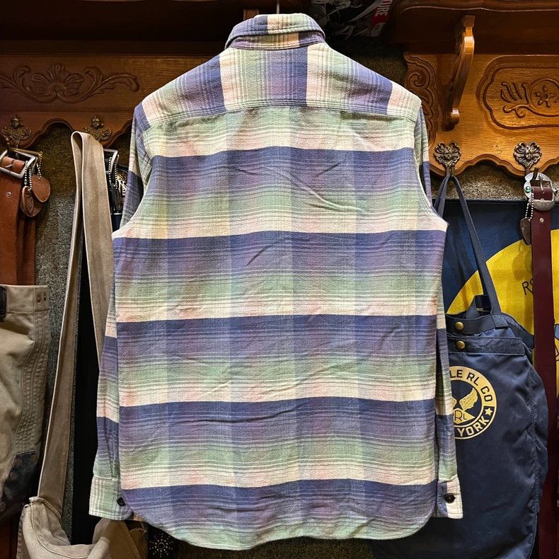 RRL Ralph Lauren RRL Double RL Striped Button Shirt - dmc Size US M / EU 48-50 / 2 - 2 Thumbnail