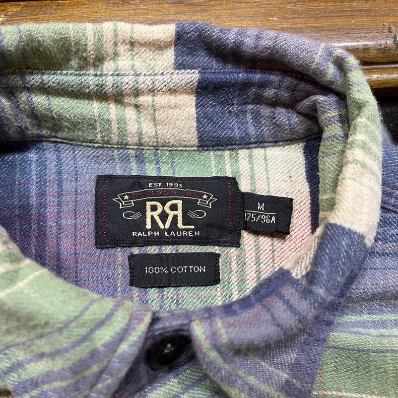 RRL Ralph Lauren RRL Double RL Striped Button Shirt - dmc Size US M / EU 48-50 / 2 - 3 Thumbnail