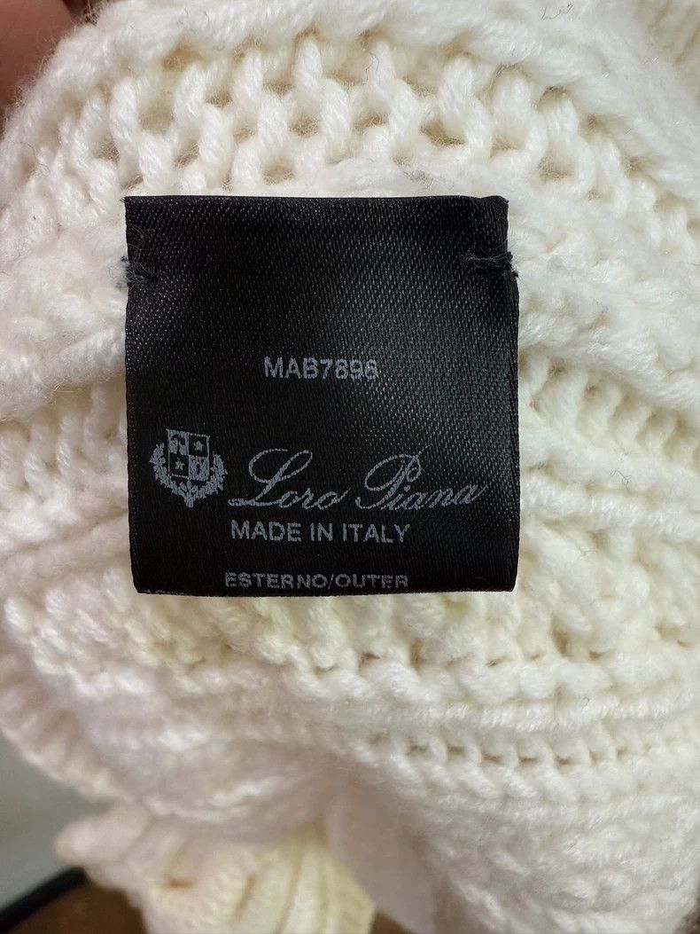 Loro Piana Loro Piana White Hooded Cardigan - dmc Size US L / EU 52-54 / 3 - 5 Thumbnail