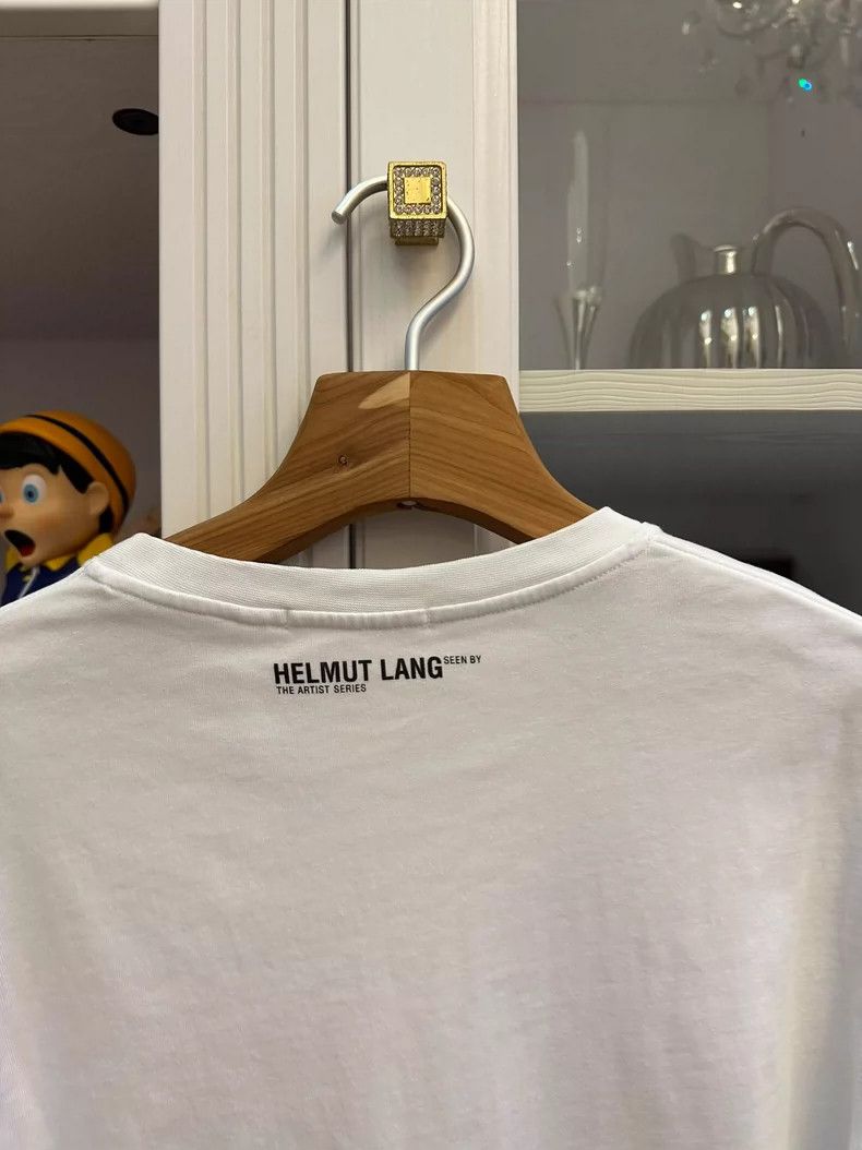 Helmut Lang Helmut Lang Artist Series White Longsleeve Tee - dmc Size US XS / EU 42 / 0 - 4 Thumbnail
