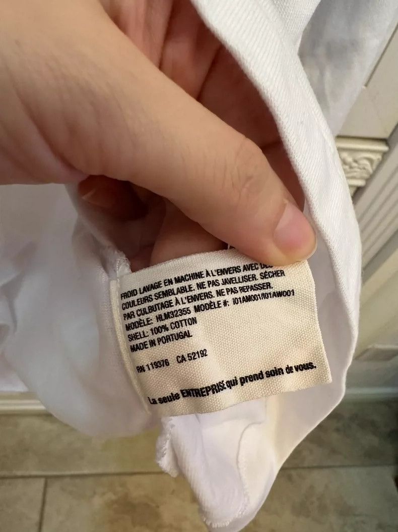 Helmut Lang Helmut Lang Artist Series White Longsleeve Tee - dmc Size US XS / EU 42 / 0 - 7 Thumbnail