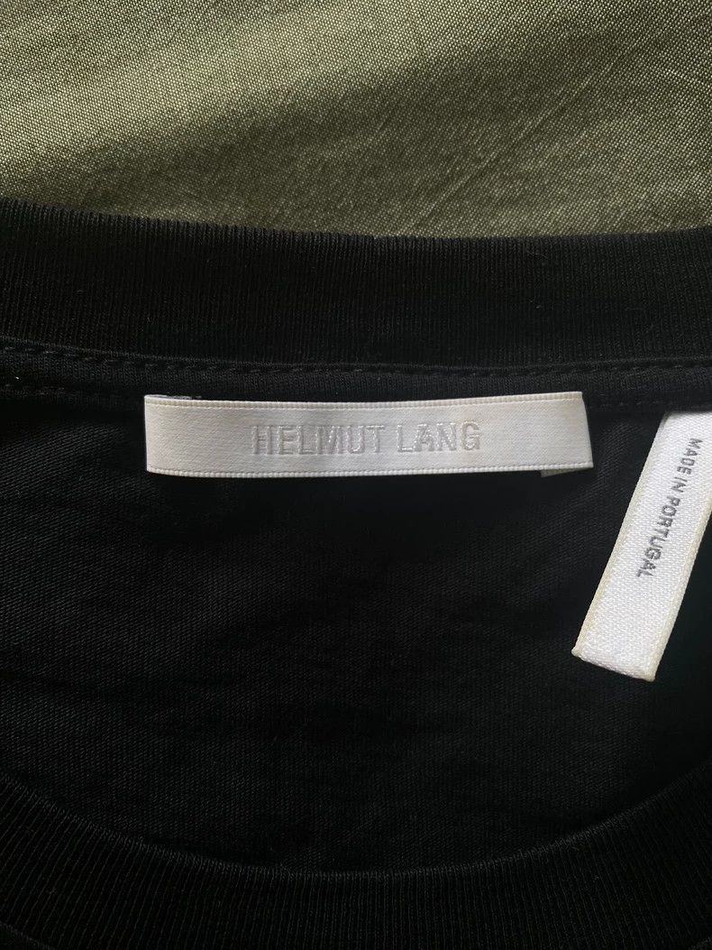 Helmut Lang Helmut Lang Black Embroidered Logo T-shirt - dmc Size US S / EU 44-46 / 1 - 3 Thumbnail