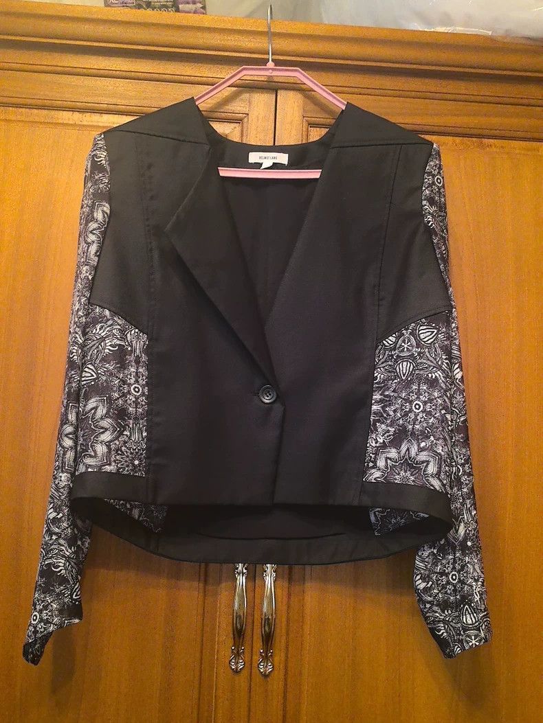 Helmut Lang Helmut Lang Asymmetric Black Blazer - dmc Size US M / EU 48-50 / 2 - 2 Thumbnail