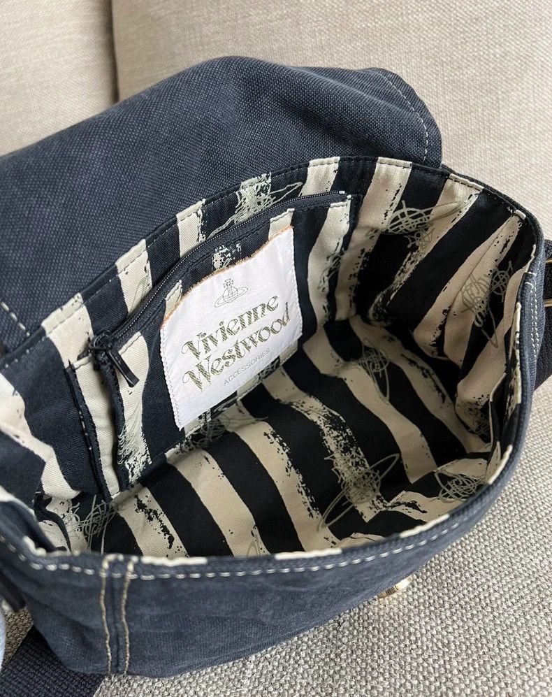 Vivienne Westwood Vivienne Westwood Vintage Canvas Saturn Bag - dmc Size ONE SIZE - 7 Thumbnail