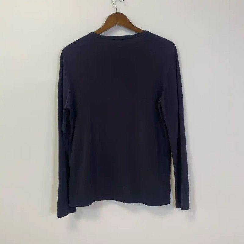 Prada Prada Navy Blue Men's Long Sleeve T-Shirt Size US M / EU 48-50 / 2 - 2 Thumbnail