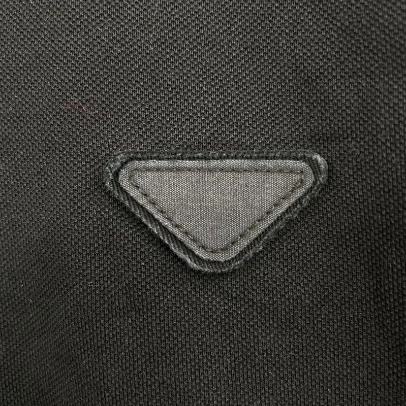 Prada Prada Black Cotton Short Sleeve Polo Shirt Size US S / EU 44-46 / 1 - 5 Thumbnail