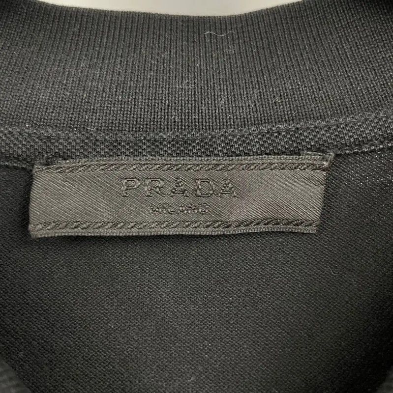Prada Prada Black Cotton Short Sleeve Polo Shirt Size US S / EU 44-46 / 1 - 3 Thumbnail