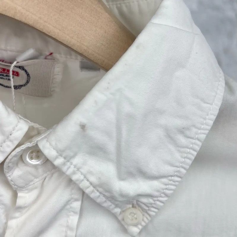 Prada Prada Classic White Button-Up Shirt for Men Size US M / EU 48-50 / 2 - 7 Thumbnail