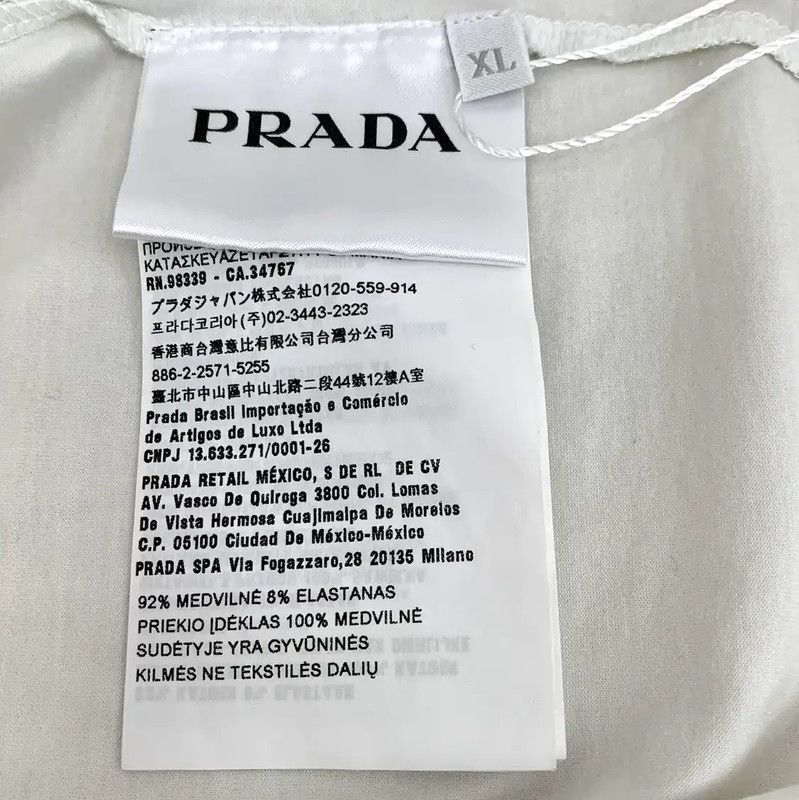 Prada Prada Color-Block Cotton Men's T-Shirt Size US XL / EU 56 / 4 - 6 Thumbnail