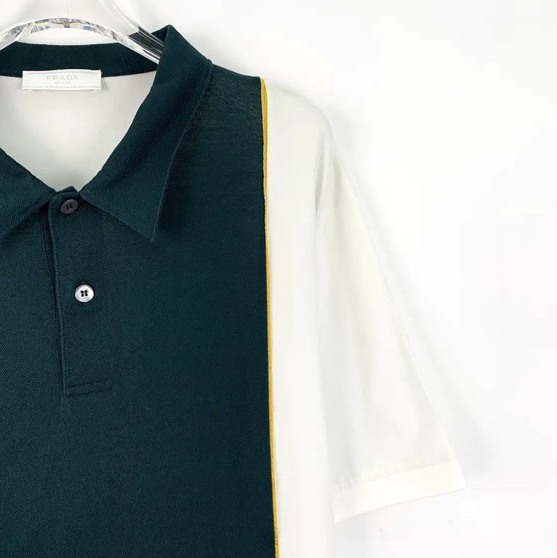Prada Prada Color-Block Cotton Men's T-Shirt Size US XL / EU 56 / 4 - 3 Thumbnail
