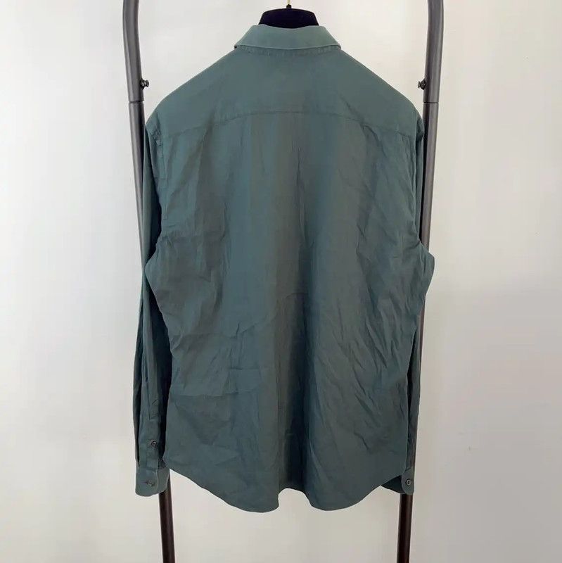 Prada Prada Men's Dark Green Cotton Shirt Size US S / EU 44-46 / 1 - 2 Thumbnail