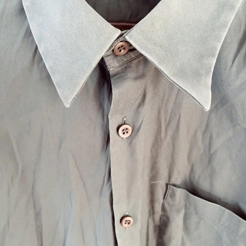 Prada Prada Men's Dark Green Cotton Shirt Size US S / EU 44-46 / 1 - 4 Thumbnail