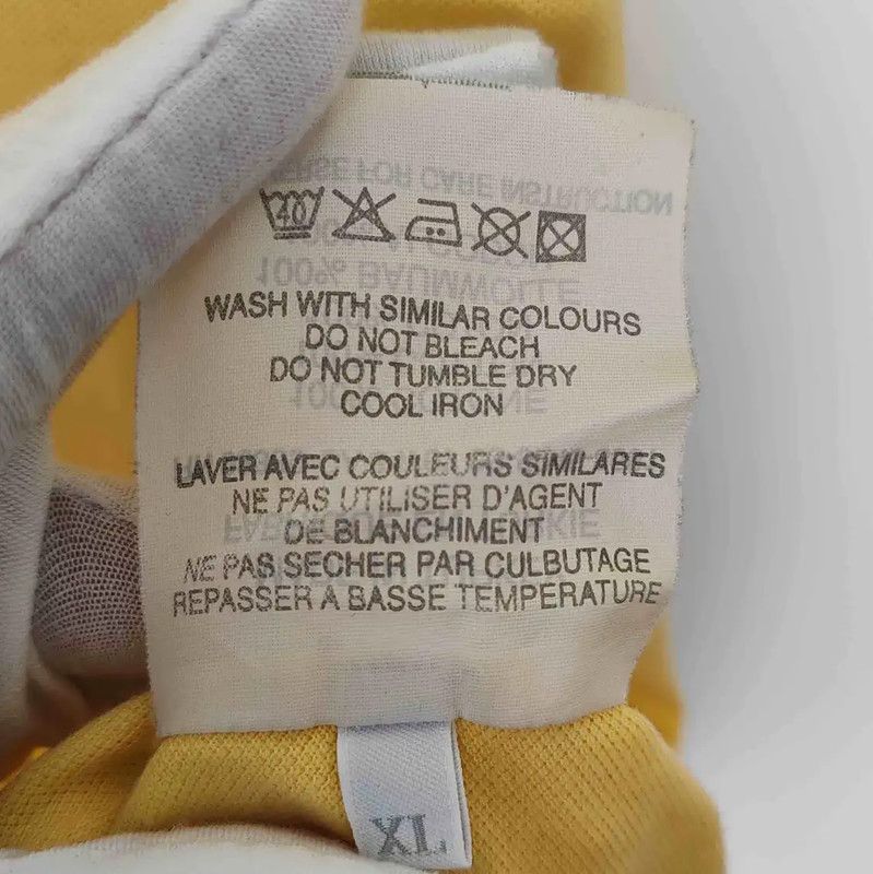 Prada Prada Men's Yellow Cotton Polo Shirt Size US XL / EU 56 / 4 - 4 Thumbnail