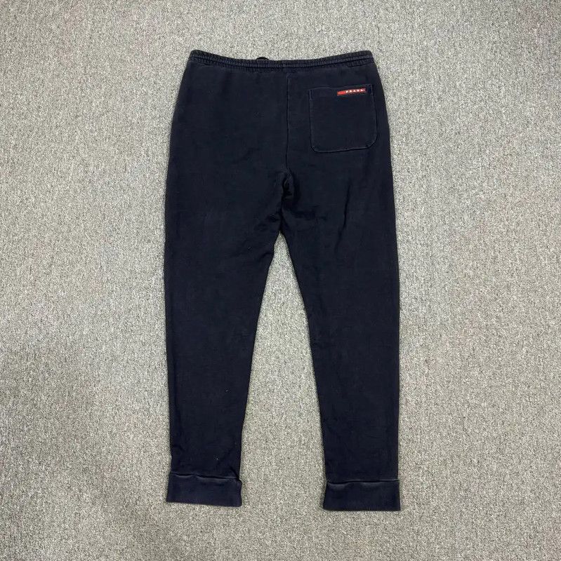Prada Prada Blue Cotton Casual Pants for Men Size US 32 / EU 48 - 2 Thumbnail
