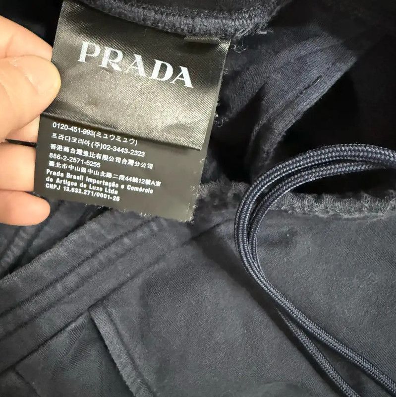 Prada Prada Blue Cotton Casual Pants for Men Size US 32 / EU 48 - 4 Thumbnail