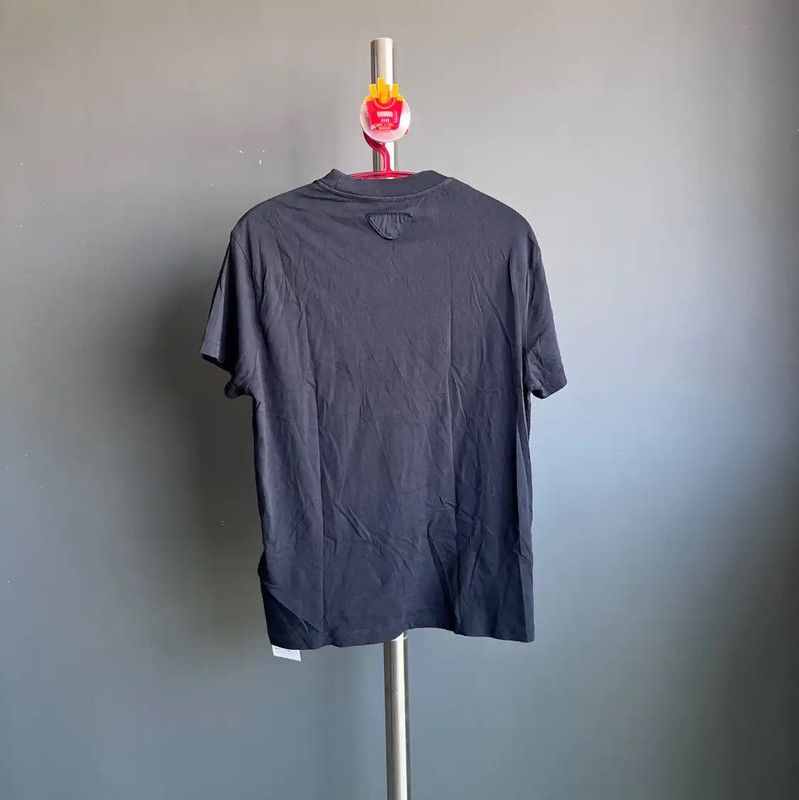 Prada Prada Black Cotton Men's T-Shirt Size US S / EU 44-46 / 1 - 2 Thumbnail
