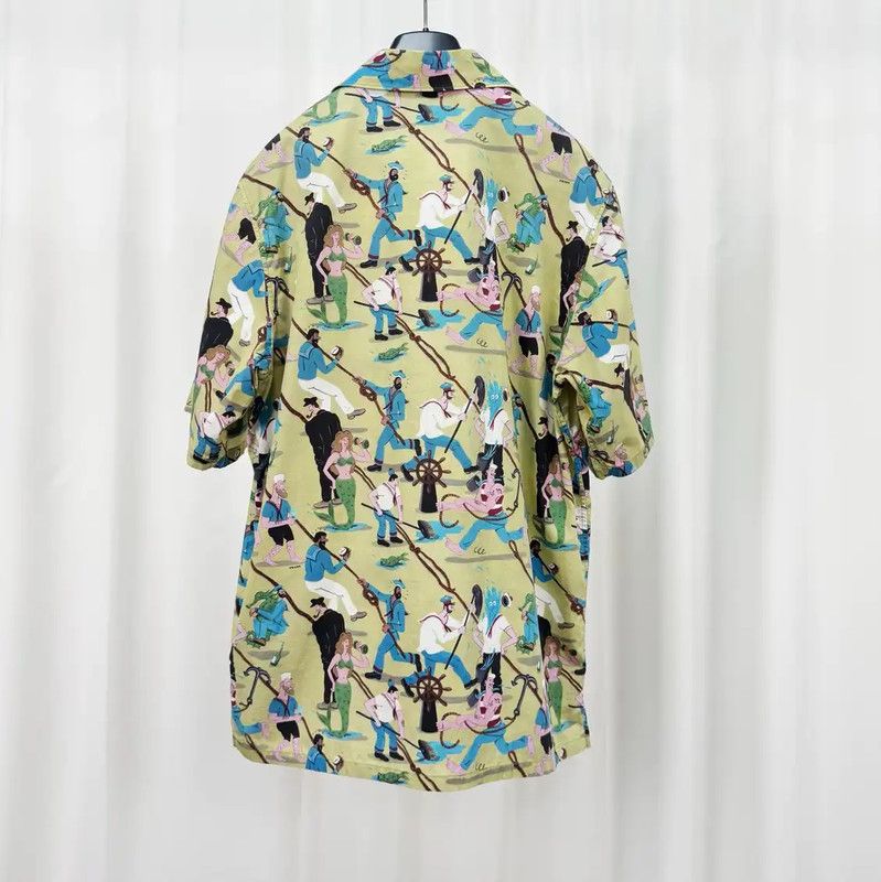 Prada Prada Cartoon Print Short Sleeve Shirt Size US M / EU 48-50 / 2 - 2 Thumbnail