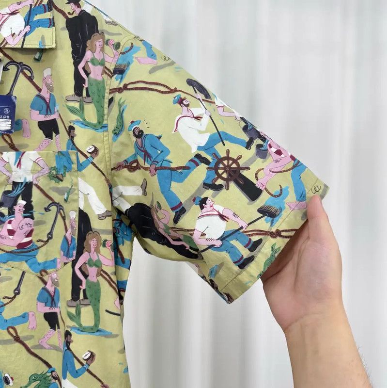 Prada Prada Cartoon Print Short Sleeve Shirt Size US M / EU 48-50 / 2 - 4 Thumbnail