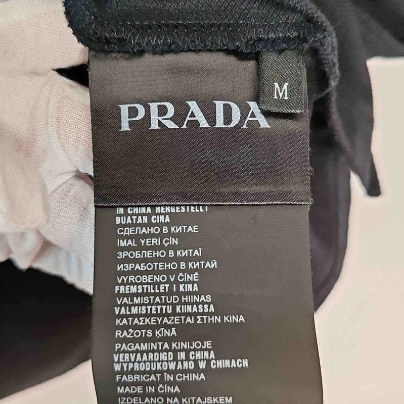 Prada Prada Black Cotton Men's Polo Shirt Size US M / EU 48-50 / 2 - 4 Thumbnail