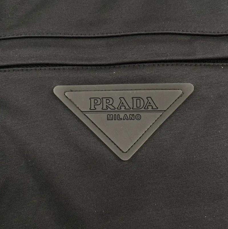 Prada Prada Black Cotton Casual Pants for Men Size US 27 - 5 Thumbnail