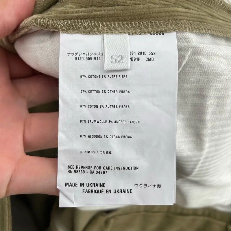 Prada Prada Khaki Casual Pants for Men Size US 44 / EU 60 - 5 Thumbnail