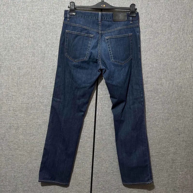 Prada Prada Men's Blue Cotton Logo-Embroidered Casual Pants Size US 30 / EU 46 - 2 Thumbnail