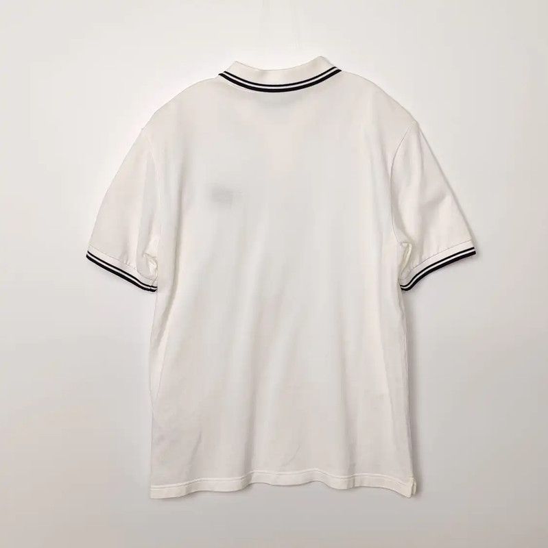 Prada Prada White Cotton Men's Polo Shirt Size US XL / EU 56 / 4 - 2 Thumbnail