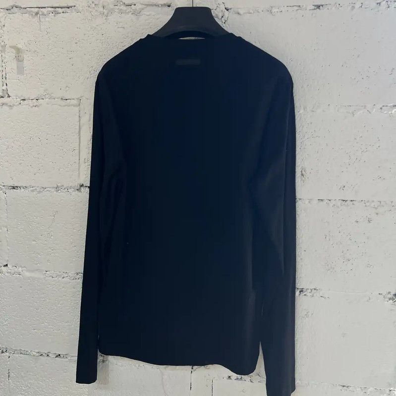 Prada Prada Black Cotton Long Sleeve Sweatshirt for Men Size US M / EU 48-50 / 2 - 2 Thumbnail