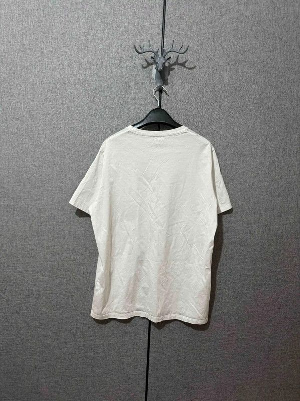 Prada Prada White Cotton Logo Embroidered T-Shirt Size US XL / EU 56 / 4 - 2 Thumbnail