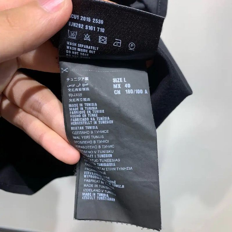 Prada Prada Black Cotton Men's T-shirt Size US L / EU 52-54 / 3 - 7 Thumbnail